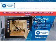 Tablet Screenshot of canadawidesecurity.com